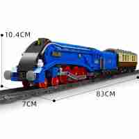 Mould King 12006 Pacifics Mallard DAMPFLOK MIT TENDER UND WAGGON