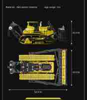 Mould King 17049 Liebherr PR766 Remote Controlled Bulldozer Building Set