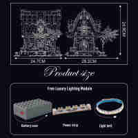 Mould King 16054 Mittelalterliche Architektur Bausteine...