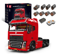 Mould King 19015 & 19015T  LKW Zugmaschine mit Trailer