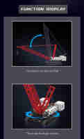 Mould King 17046 Wacker 16000 crawler Crane APP version
