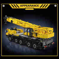 Mould King 17073 LTM1110 Crane (full function electricyellow version) APP version