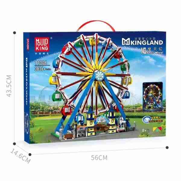 Mould King 11006 Ferris wheel (with lights, with music)