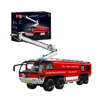 Mould King 19004S Airport Fire Rescue