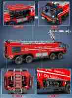 Mould King 19004S Airport Fire Rescue